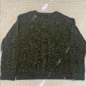 Obey Olive Green Crew Neck Sweater
